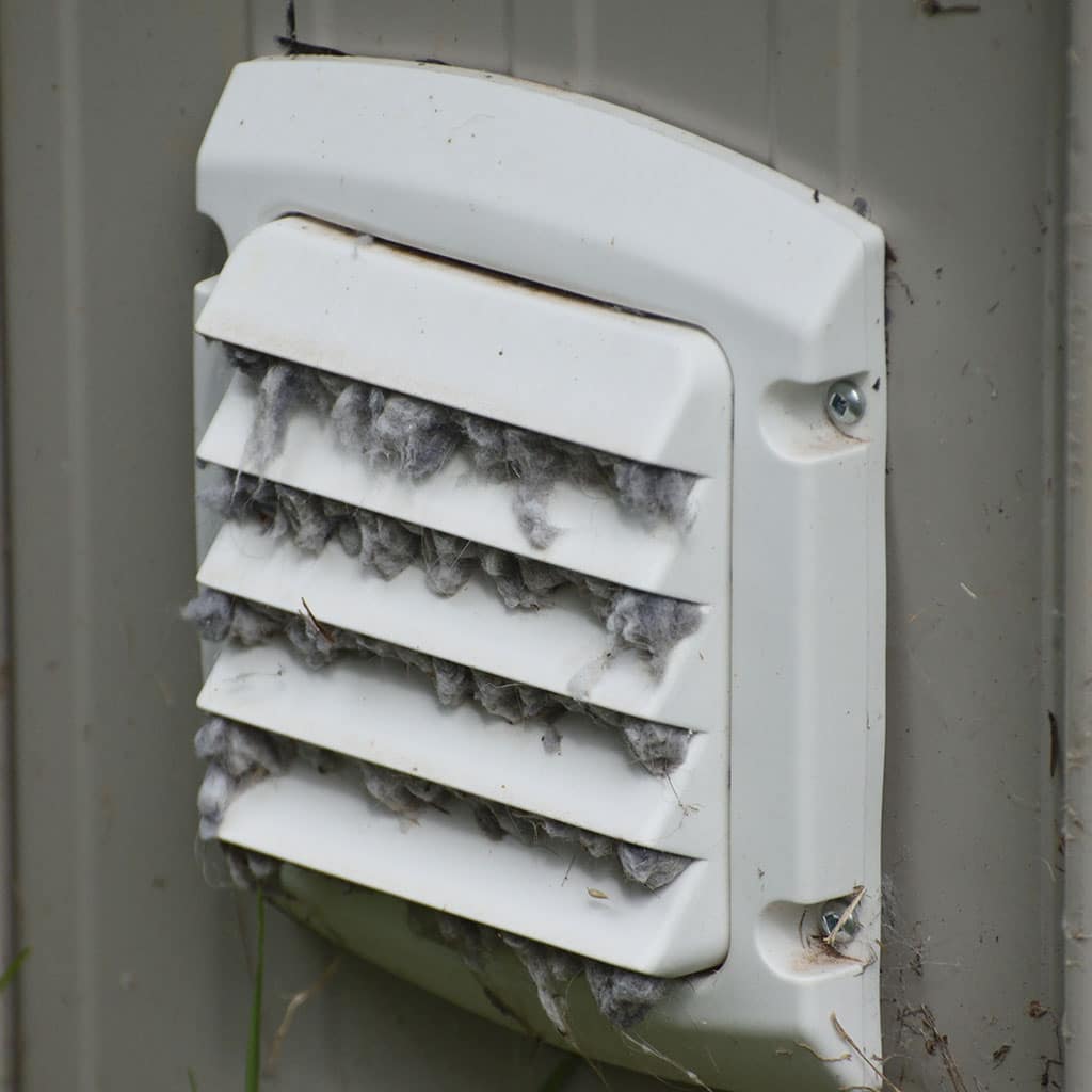 Dryer vent in need of cleaning